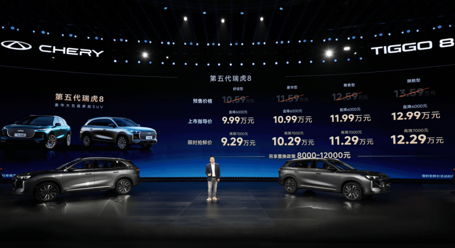 冠军再进化!限时9.29万元起,第五代瑞虎8全球上市